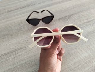 2 Gafas de Sol Marrones y Multicolor