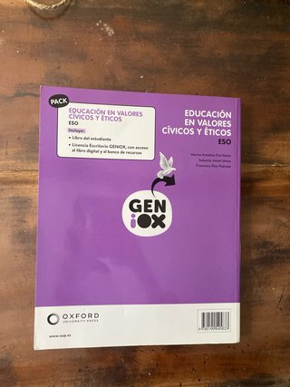 Educación en Valores Cívicos y Éticos ESO. Libr...