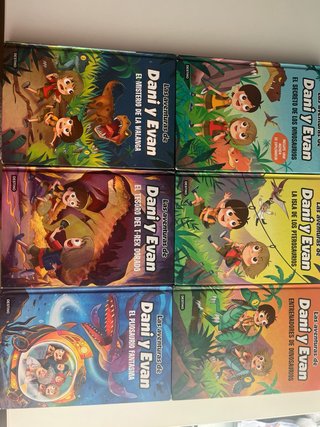 Colección libros Dani y Evan, del 1 al 6