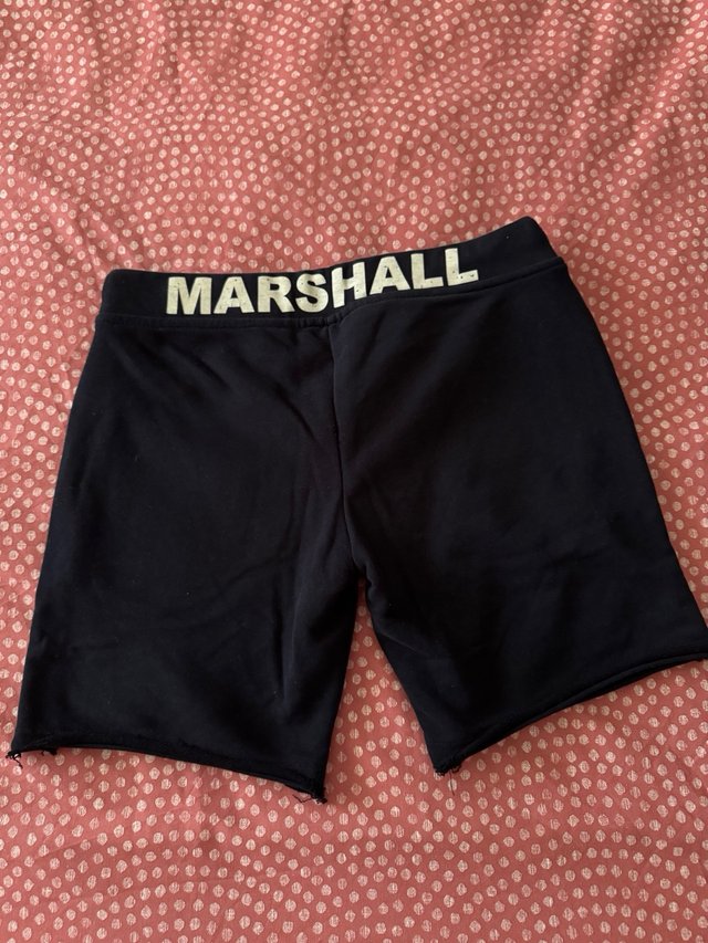 Pantalón corto Marshall negro hombre