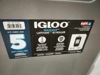Nevera Igloo Maxcold Latitude 62 QT