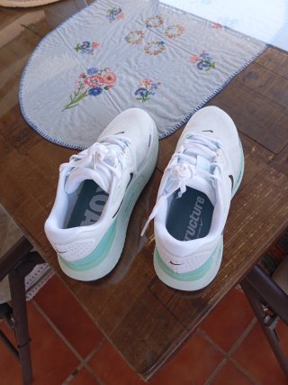 Zapatillas Nike Running Blancas y Turquesa