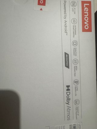 Lenovo Idea Tab con Teclado nieva con etiquetas.
