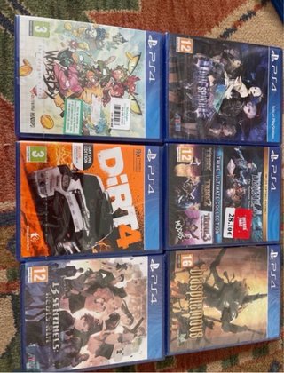 Pack 5 Juegos PS4 Precintados