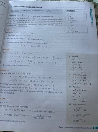 Matemáticas 1 Bachillerato