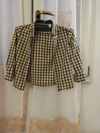 Camicia a quadri bimbo 4 anni