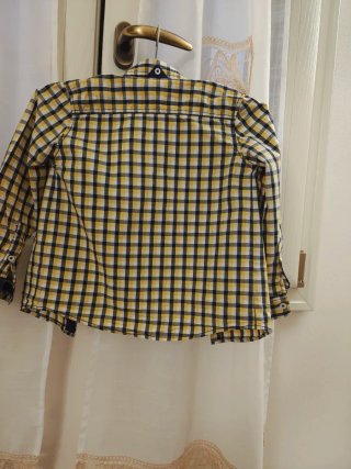 Camicia a quadri bimbo 4 anni