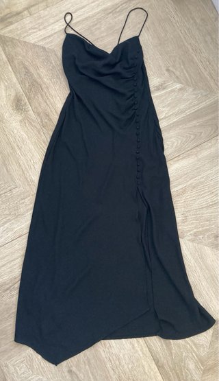 Vestido negro Zara Talla S