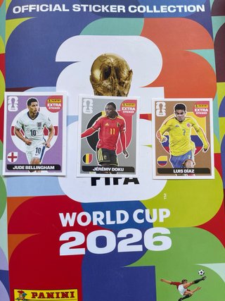 Pack Cromos Extra Mundial 26