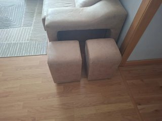 Sofá cheslong 2,70m beige