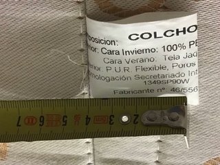 Colchón Ortopédico 150x190 Lana Merino