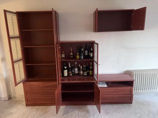 Muebles de salón madera color cerezo