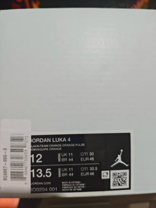Zapatillas Jordan Luka 4 Negro Naranja