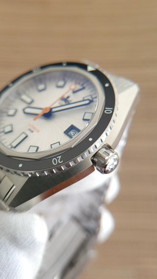 Phoibos Argo 200M PY052E Spiral Sunray Silver