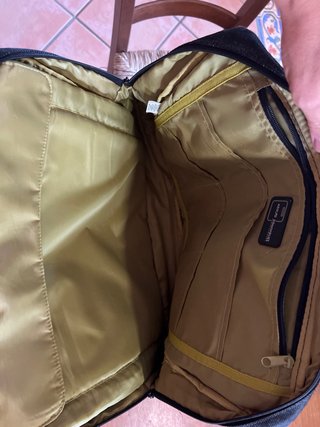 Bolso Maletín Adolfo Dominguez Negro/Amarillo