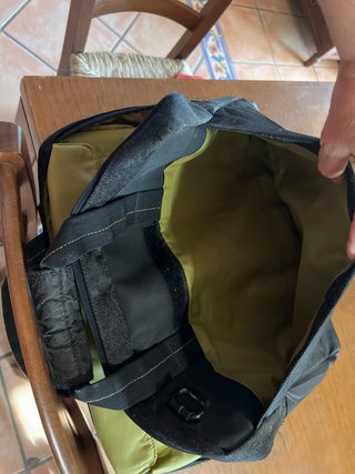 Bolso Maletín Adolfo Dominguez Negro/Amarillo