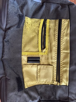 Bolso Maletín Adolfo Dominguez Negro/Amarillo
