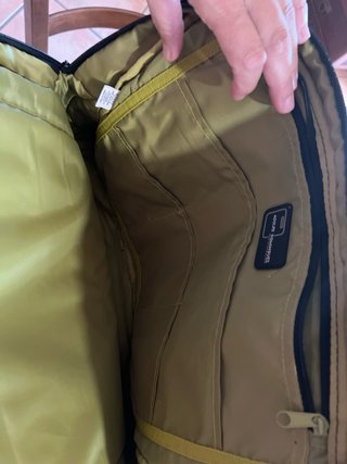 Bolso Maletín Adolfo Dominguez Negro/Amarillo