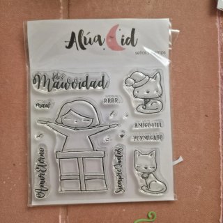 Sellos Alua Cid Gatos Navidad