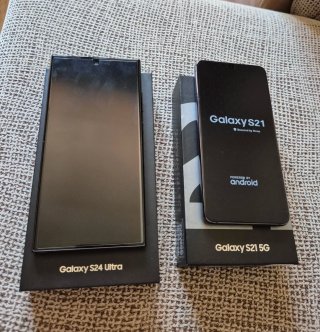 Pack 2 Samsung Galaxy S21 y S24 Ultra Negro
