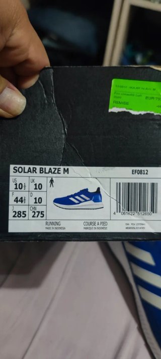 Adidas Solar Zapatillas Talla 44.5 Azul