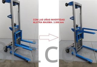 Apilador Manual Aluminio 5000 Kg - 2500 mm - 10505