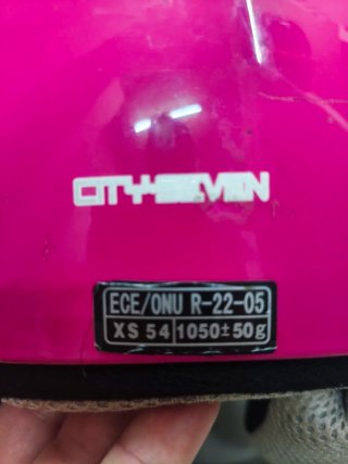 Casco de moto niña
