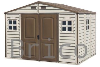 Caseta PVC Woodside 239x324x233 cm - Duramax