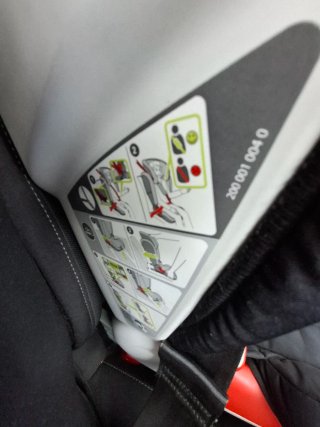 Silla coche Romer Negra