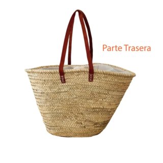 Capazo playa con estrella roja