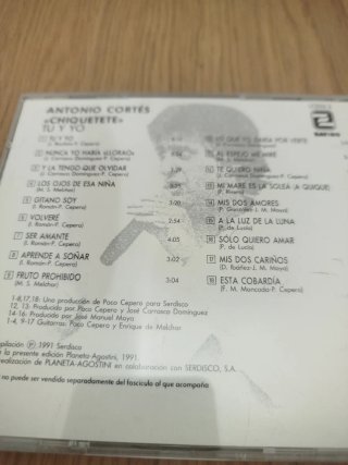 CD Chiquetete - Grandes éxitos,tu y yo