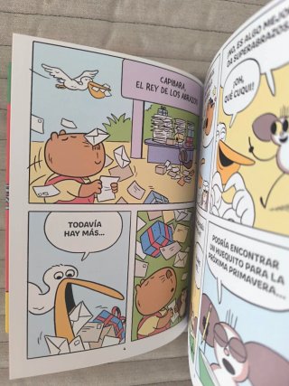 Tres libros de la colección Capibara