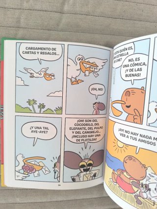 Tres libros de la colección Capibara