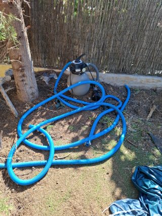 Filtro Piscina Vidrio + Piscina Portátil