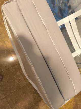 Colchoneta plegable con estampado geométrico
