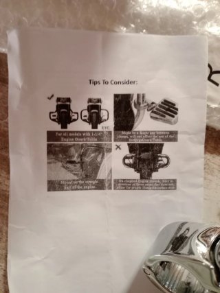Estriberas Custom para Moto tubo de 30