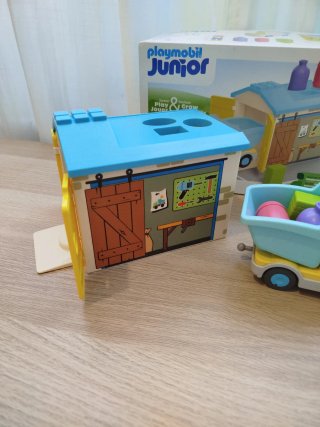 Playmobil Junior 71686 Camión COMPLETO IMPECABLE