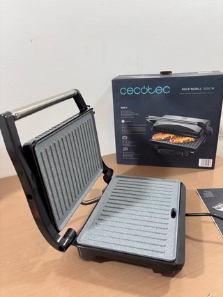 Parrilla Eléctrica Cecotec Rock'nGrill 1000W