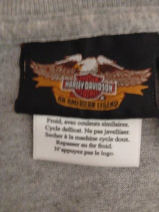 Camiseta Harley-Davidson Gris