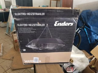 Estufa Eléctrica Enders Negra