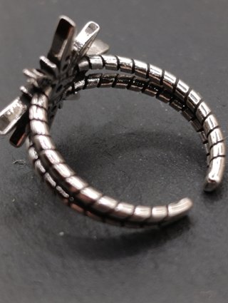Anillo abierto S925 "Polar Star" CP514
