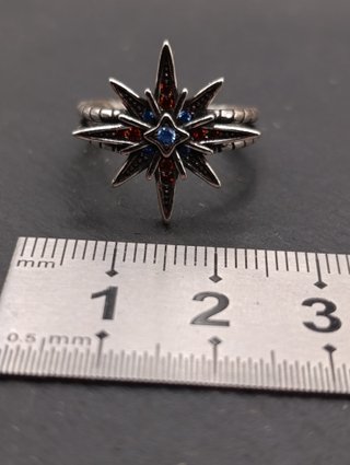 Anillo abierto S925 "Polar Star" CP514