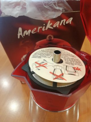 Caffettiera Amerikana Bialetti Rossa