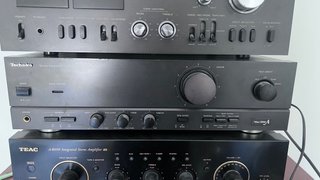 Amplificador Technics Stereo Integrado Negro