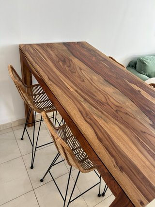 Conjunto mesa y sillas altas Maisons du Monde
