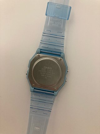 Reloj Casio Azul Transparente