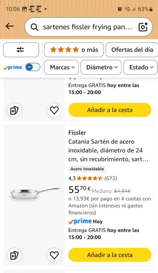 Sartén Fissler Azul Nueva