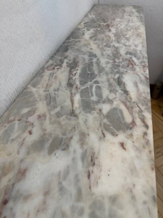 Consola Mármol y Hierro Forjado