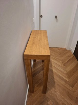 Mesa recibidor de madera