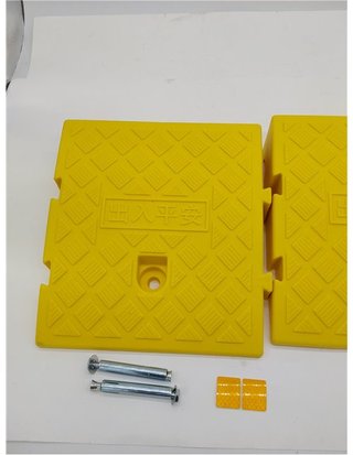 JAHOMFAI Rampas para Coches - Rampa Bordillo Coche - Ligeras Portátiles para Calzadas - Aceras - Motos - Scooters - con 2 Pernos de Ex